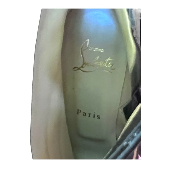 Christian Louboutin SO ELEONOR 85 Leopard Pony Ankle Bootie Heels Boots Sz 38.5 - Picture 15 of 15